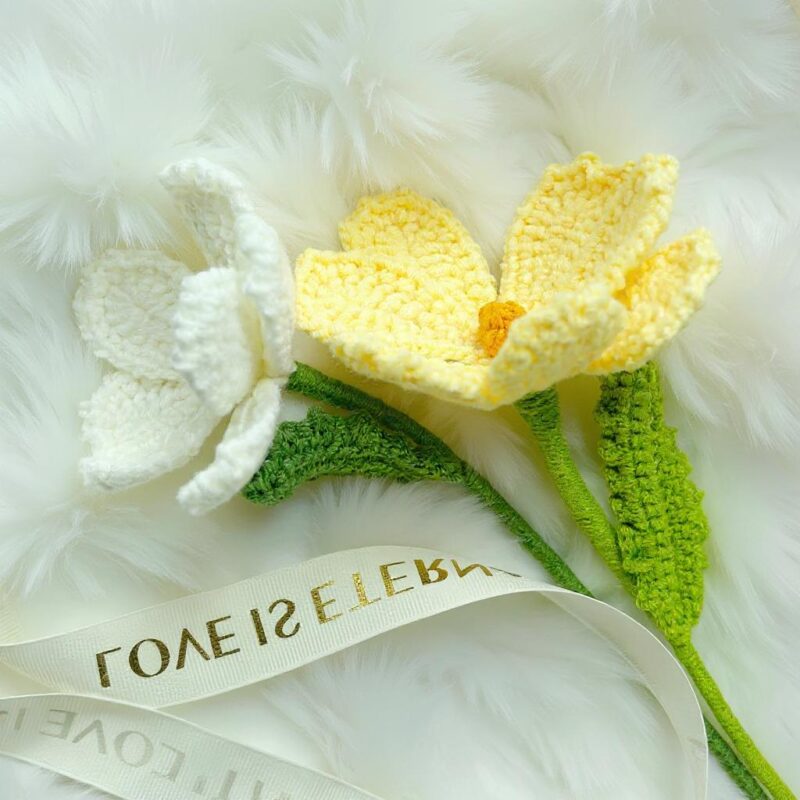 Cosmos Flower Amigurumi Crochet Pattern - Realistic - DIY Floral Bouquet Decor - Instant Download PDF - Image 5