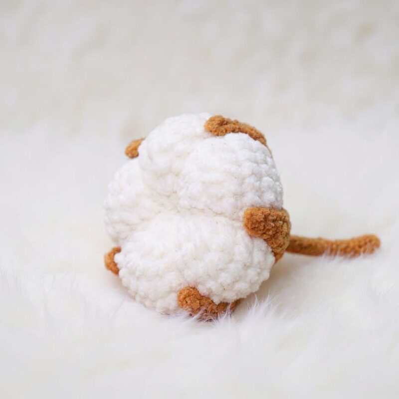 Cotton Flower Amigurumi Crochet Pattern - Charming DIY Floral Decor - Instant Download PDF - Image 4