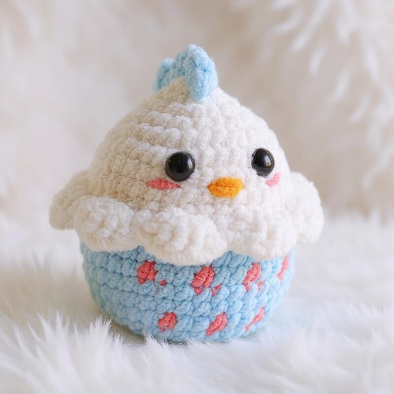 Chick in Egg Amigurumi Crochet Pattern - Adorable DIY Stuffed Animal Toy - Instant Download PDF - Image 2