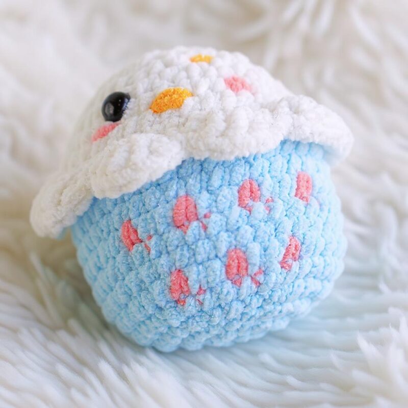 Chick in Egg Amigurumi Crochet Pattern - Adorable DIY Stuffed Animal Toy - Instant Download PDF - Image 5