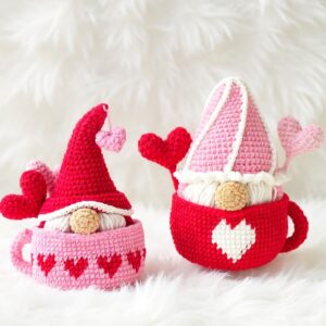 Gnome Couple Amigurumi Crochet Pattern - Adorable DIY Stuffed Toy - Instant Download PDF