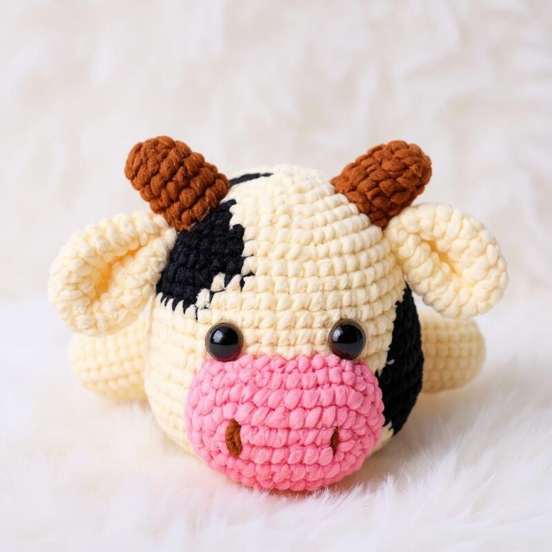 Cow Amigurumi Crochet Pattern - Adorable DIY Stuffed Animal Toy - Instant Download PDF - Image 3