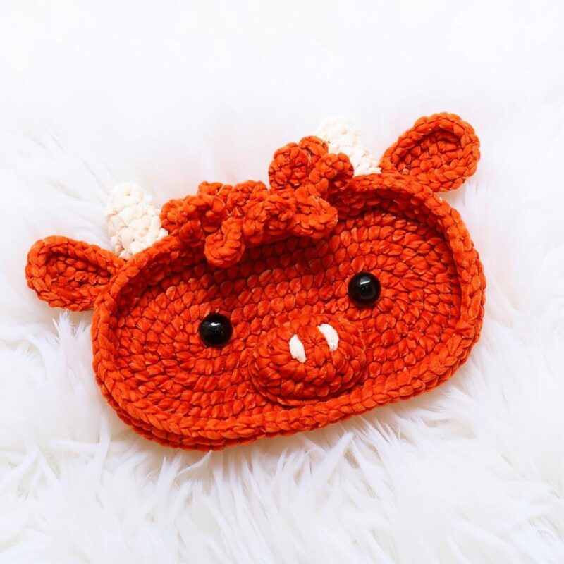 Cow Eyeglasses Holder Amigurumi Crochet Pattern - Adorable DIY Handmade Glasses Stand - Instant Download PDF - Image 3