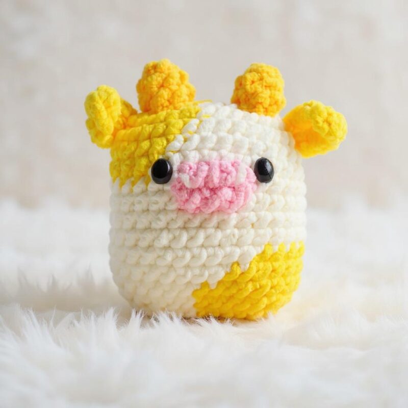 Marshmallow Cow Amigurumi Crochet Pattern - Adorable DIY Stuffed Animal Toy - Instant Download PDF - Image 2