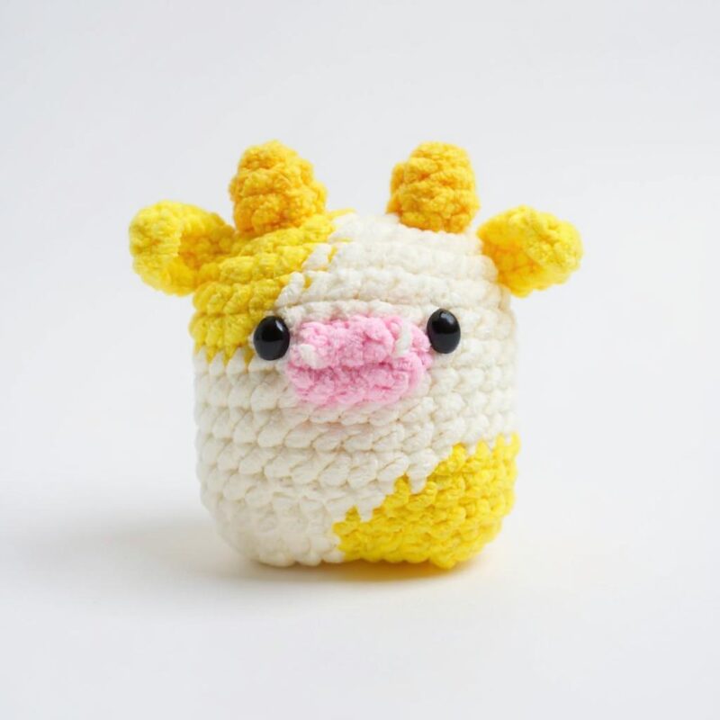 Marshmallow Cow Amigurumi Crochet Pattern - Adorable DIY Stuffed Animal Toy - Instant Download PDF - Image 4