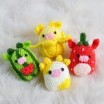 Cow, Marshmallow & Fruits Amigurumi Crochet Patterns - Adorable DIY Stuffed Toys - Instant Download PDF