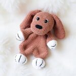 Dog Comforter Amigurumi Crochet Pattern - Cozy DIY Stuffed Animal Toy - Instant Download PDF