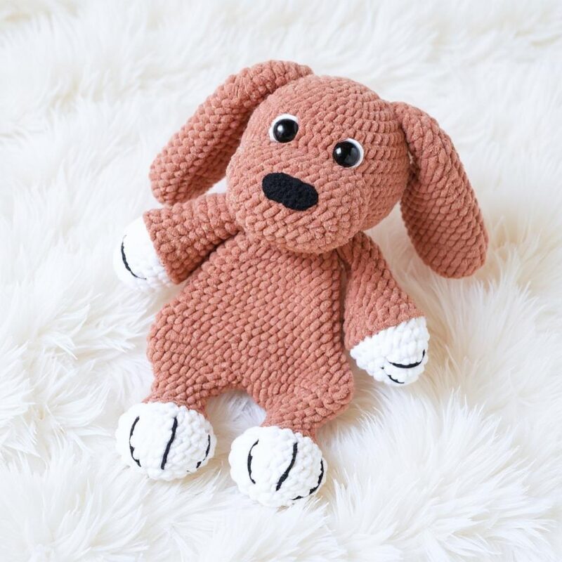 Dog Comforter Amigurumi Crochet Pattern - Cozy DIY Stuffed Animal Toy - Instant Download PDF - Image 2