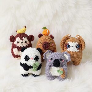 Cozy Forest Friends Amigurumi Pattern Bundle - Adorable DIY Stuffed Animal Toys - Instant Download PDF