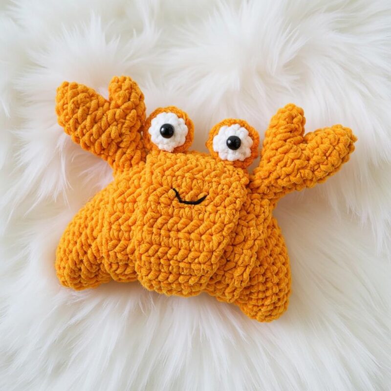 Crab Croissant Amigurumi Crochet Pattern - Adorable DIY Stuffed Animal Toy - Instant Download PDF - Image 5