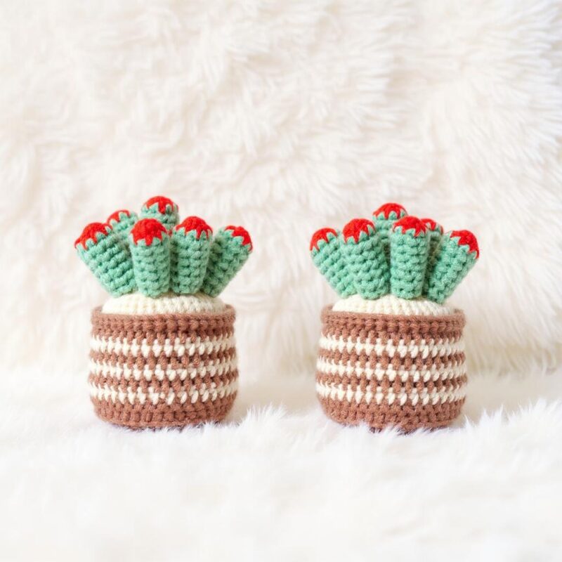 Jade Plant Amigurumi Crochet Pattern - Charming DIY Potted Plant - Instant Download PDF - Image 2