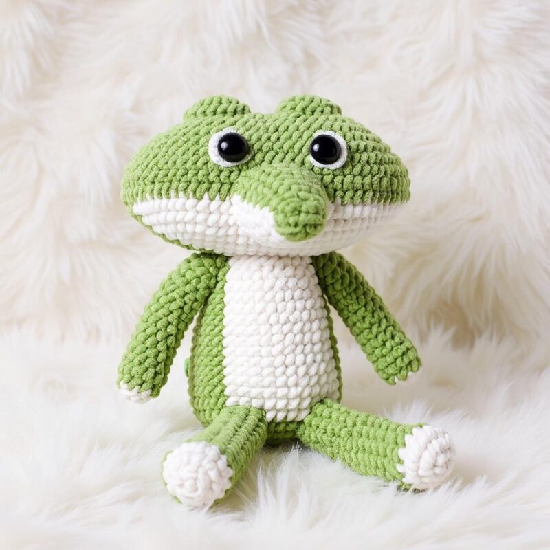 Crocodile Amigurumi Crochet Pattern - Adorable DIY Stuffed Animal Toy - Instant Download PDF - Image 2