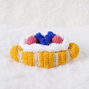 Croissant Amigurumi Crochet Pattern - Cute DIY Stuffed Food Toy - Instant Download PDF