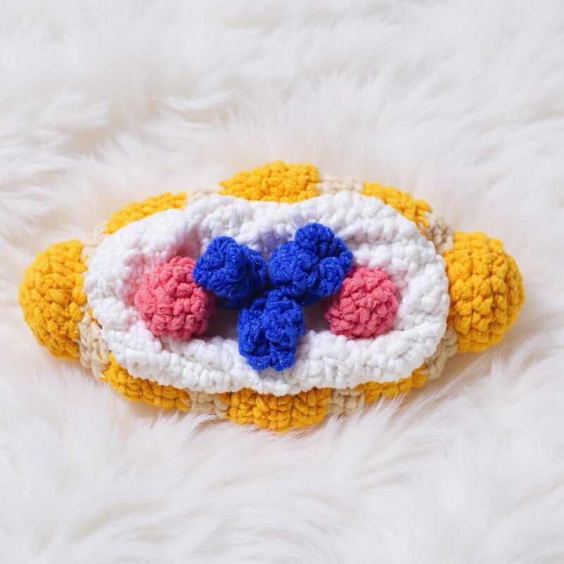Croissant Amigurumi Crochet Pattern - Cute DIY Stuffed Food Toy - Instant Download PDF - Image 3