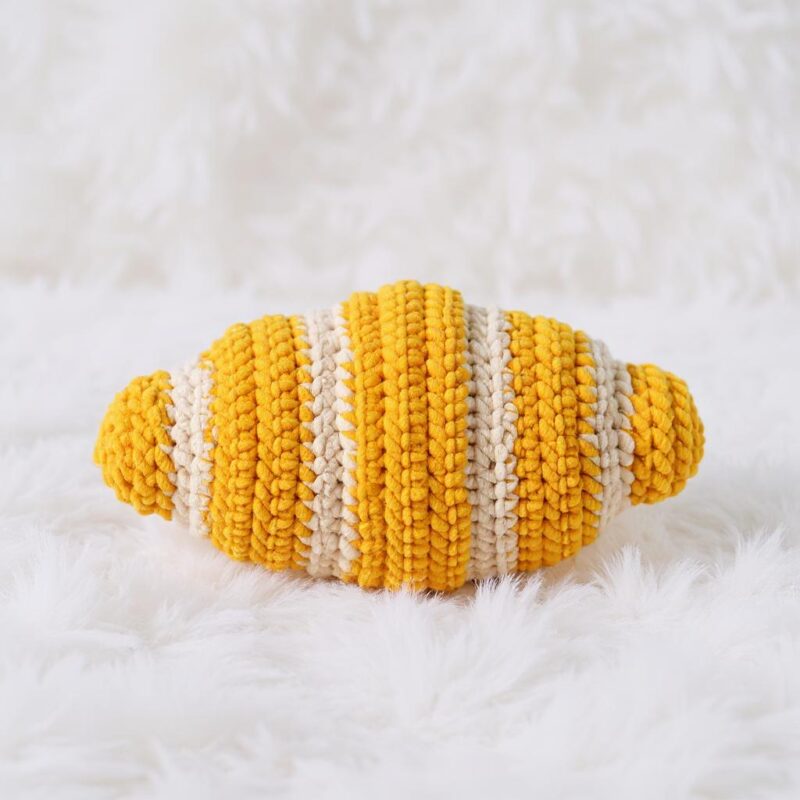 Croissant Amigurumi Crochet Pattern - Cute DIY Stuffed Food Toy - Instant Download PDF - Image 5