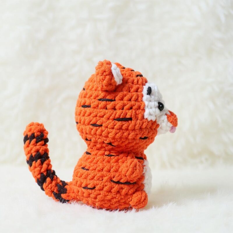 Cubby the Tiger Amigurumi Crochet Pattern - Adorable DIY Stuffed Animal Toy - Instant Download PDF - Image 4