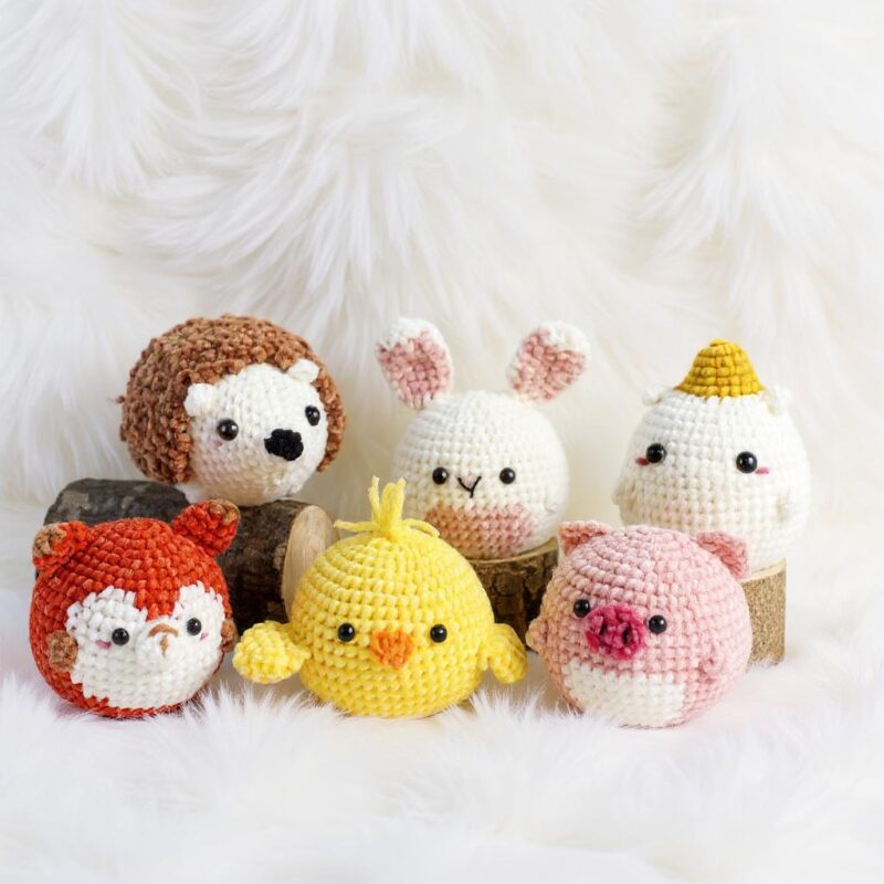 Cuddly Bear Amigurumi Crochet Pattern - No-Sew DIY Stuffed Animal Toy - Instant Download PDF