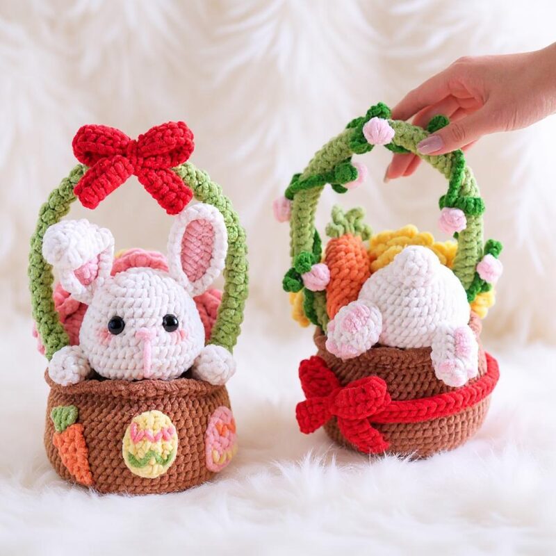 Cuddly Bunny Amigurumi Crochet Pattern Bundle - Adorable DIY Stuffed Animals - Instant Download PDF
