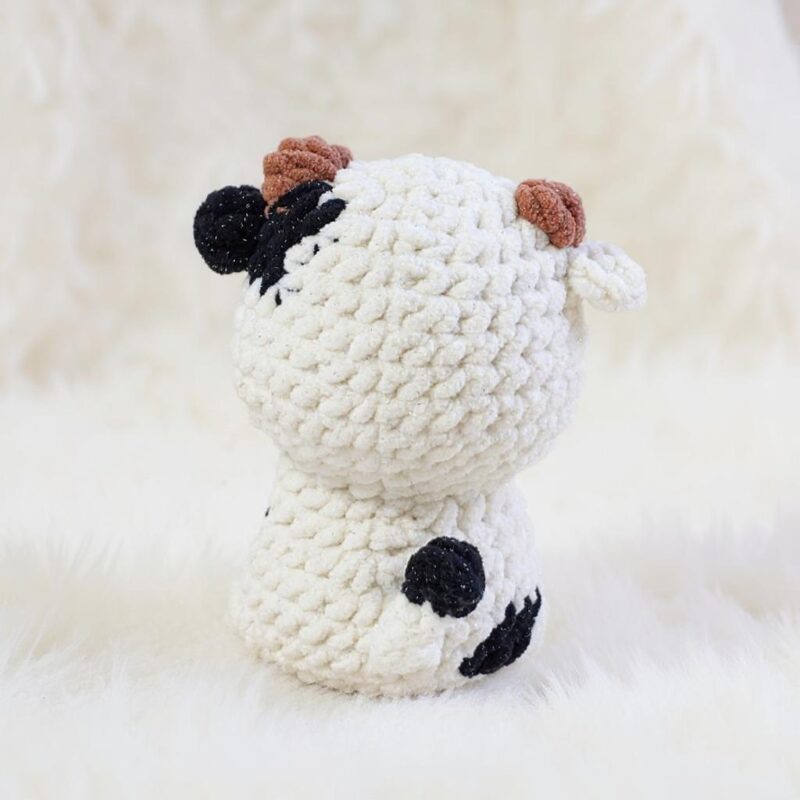 Cuddly Cow Amigurumi Crochet Pattern - No-Sew - DIY Stuffed Animal Toy - Instant Download PDF - Image 4