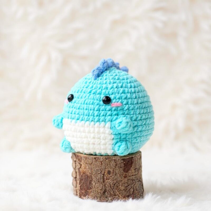 Dinosaur Amigurumi Crochet Pattern - Cuddly No-Sew - DIY Stuffed Animal Toy - Instant Download PDF - Image 2