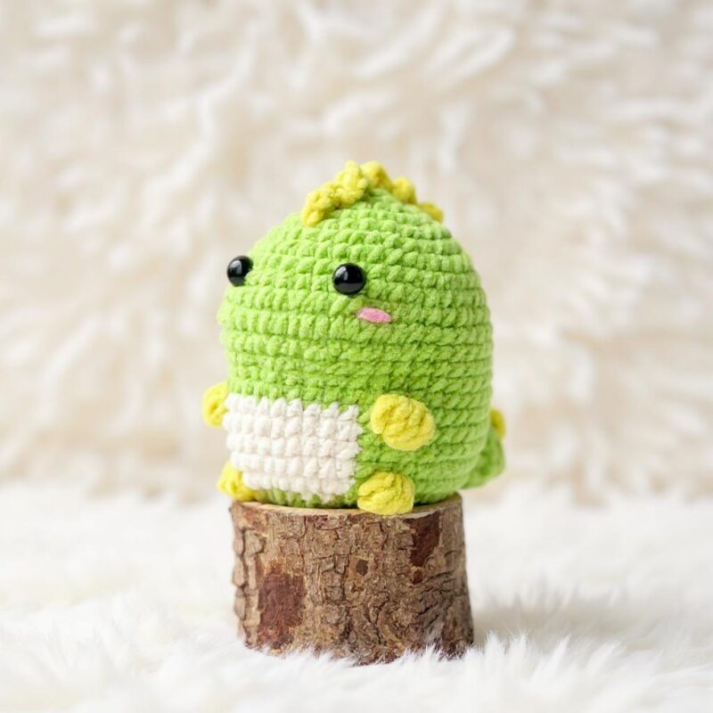 Dinosaur Amigurumi Crochet Pattern - Cuddly No-Sew - DIY Stuffed Animal Toy - Instant Download PDF - Image 4