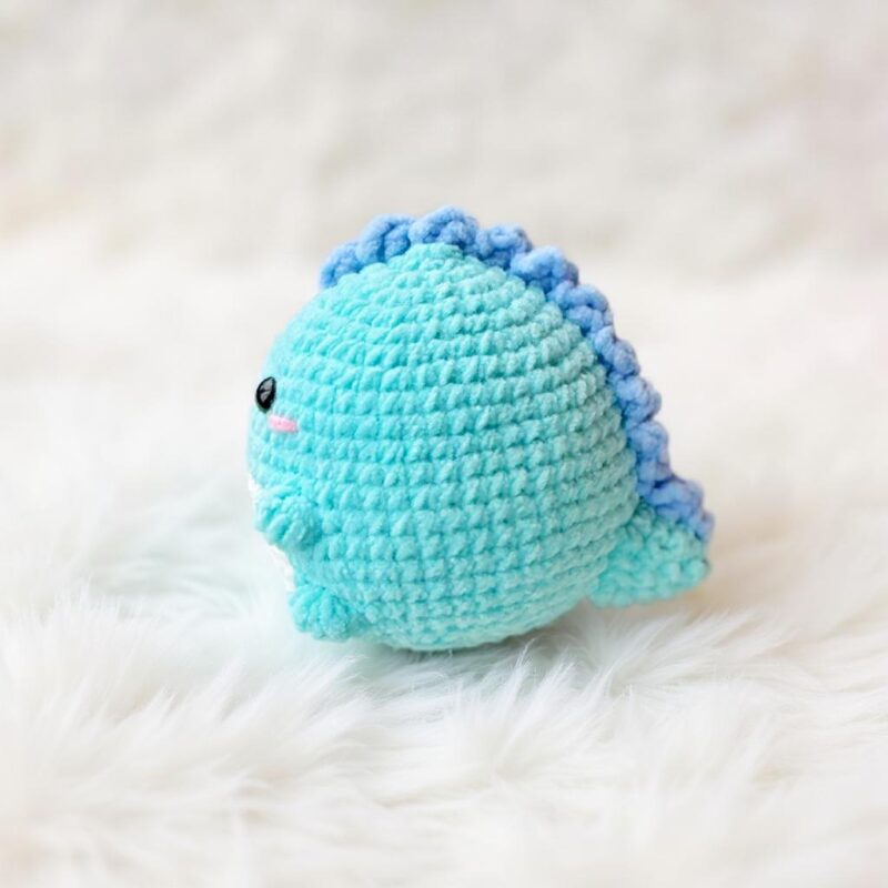 Dinosaur Amigurumi Crochet Pattern - Cuddly No-Sew - DIY Stuffed Animal Toy - Instant Download PDF - Image 5