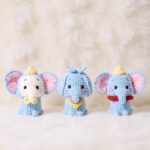 Elephant Crew Amigurumi Crochet Pattern Bundle - Cuddly DIY Stuffed Animal Toys - Instant Download PDF