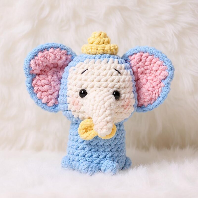 Elephant Crew Amigurumi Crochet Pattern Bundle - Cuddly DIY Stuffed Animal Toys - Instant Download PDF - Image 2