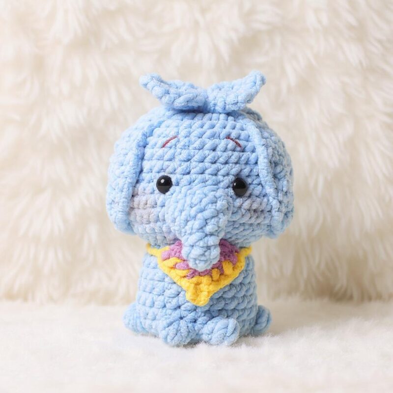 Elephant Crew Amigurumi Crochet Pattern Bundle - Cuddly DIY Stuffed Animal Toys - Instant Download PDF - Image 4