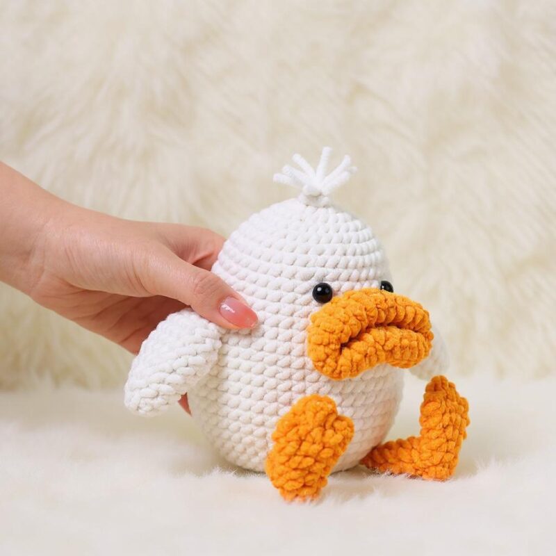 Pout Duck Amigurumi Crochet Pattern - Cuddly DIY Stuffed Animal Toy - Instant Download PDF - Image 4