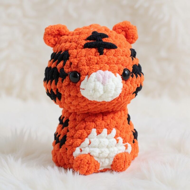 Tiger Amigurumi Crochet Pattern - No-Sew DIY Stuffed Animal Toy - Instant Download PDF - Image 2