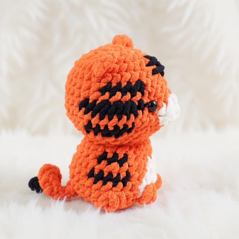 Tiger Amigurumi Crochet Pattern - No-Sew DIY Stuffed Animal Toy - Instant Download PDF - Image 3