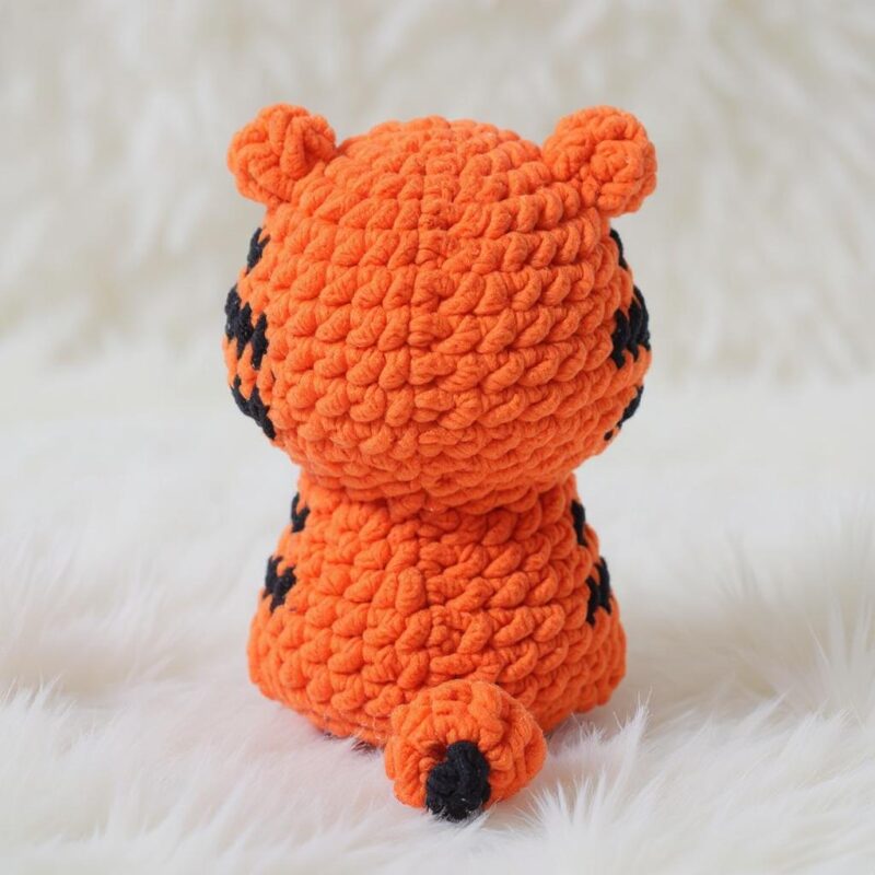 Tiger Amigurumi Crochet Pattern - No-Sew DIY Stuffed Animal Toy - Instant Download PDF - Image 4