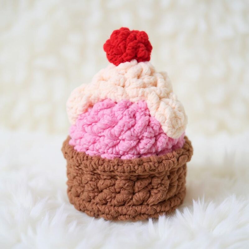 Cupcake Snail Amigurumi Crochet Pattern - Sweet DIY Stuffed Animal Toy - Instant Download PDF - Image 4