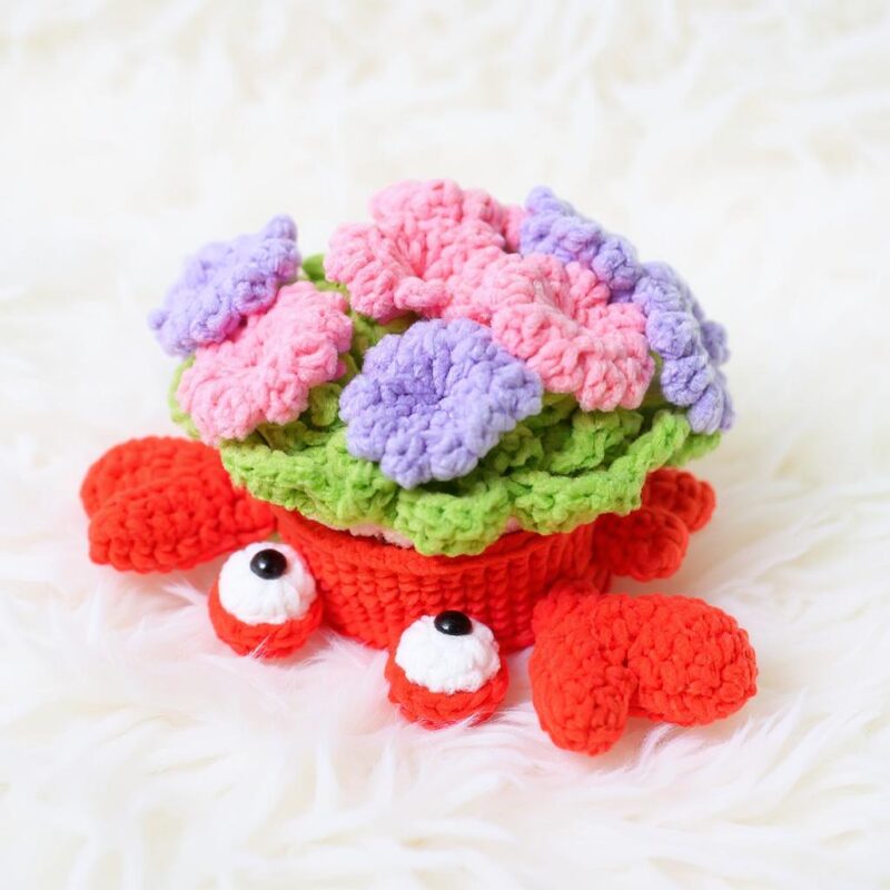 Crab Amigurumi Crochet Pattern - Cute DIY Handmade Coaster - Instant Download PDF - Image 2