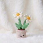Daisy Blossom Pot Amigurumi Crochet Pattern - Adorable DIY Potted Plant - Instant Download PDF