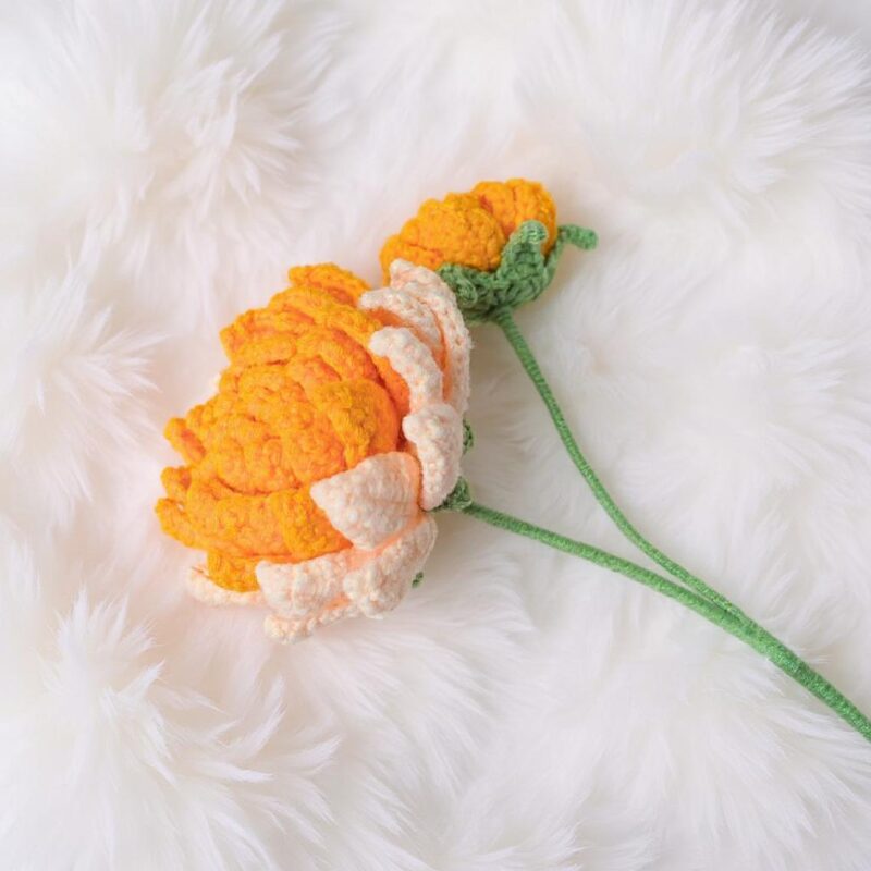 Dahlia Flower Amigurumi Crochet Pattern - Beautiful DIY Handmade Flower - Instant Download PDF - Image 2
