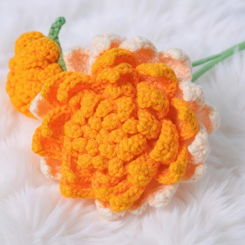 Dahlia Flower Amigurumi Crochet Pattern - Beautiful DIY Handmade Flower - Instant Download PDF - Image 4