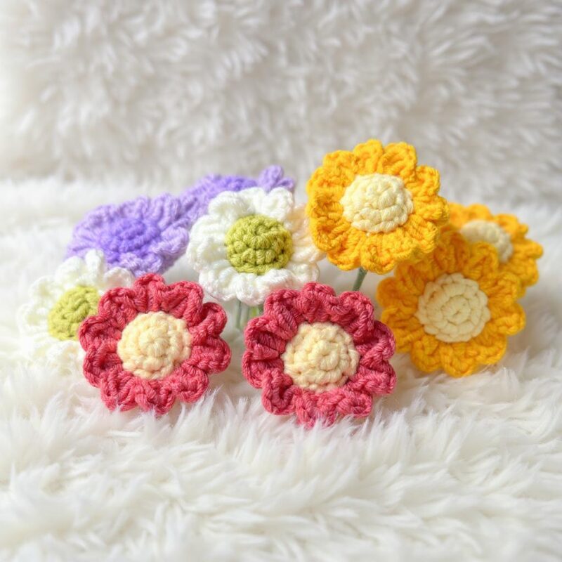 Daisy Flower Amigurumi Crochet Pattern - Charming DIY Flower Decor - Instant Download PDF - Image 2