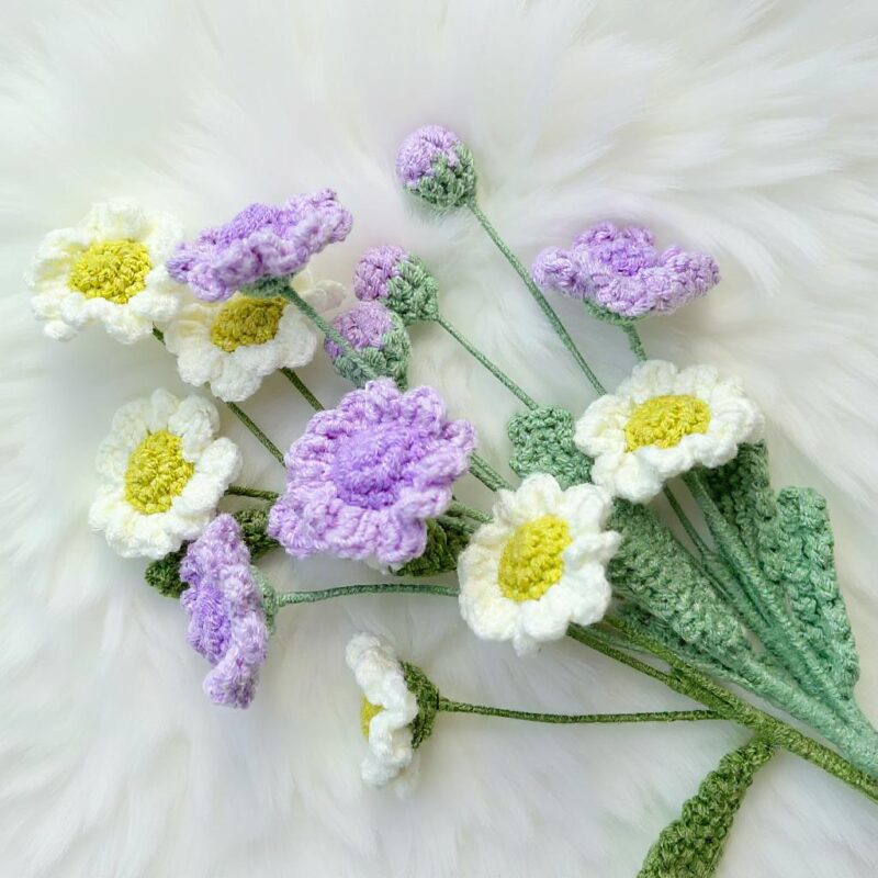 Daisy Flower Amigurumi Crochet Pattern - Charming DIY Flower Decor - Instant Download PDF - Image 5