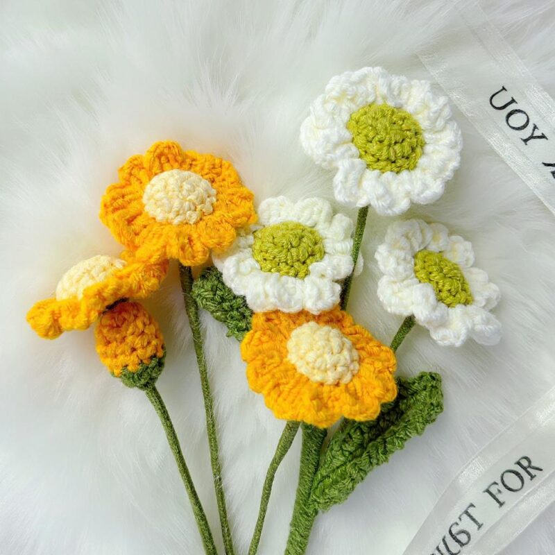 Daisy Flower Amigurumi Crochet Pattern - Charming DIY Flower Decor - Instant Download PDF - Image 6