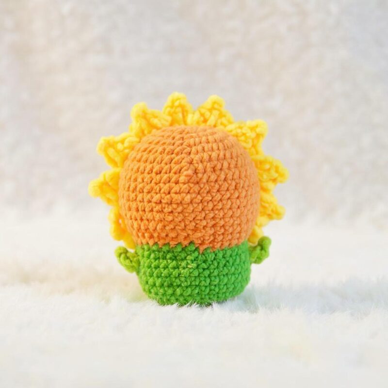 Daisy Plant Amigurumi Crochet Pattern - No-Sew - DIY Potted Plant Decor - Instant Download PDF - Image 4