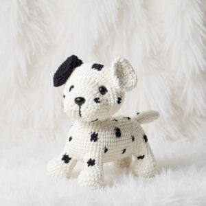 Dalmatian Amigurumi Crochet Pattern - Adorable DIY Stuffed Animal Toy - Instant Download PDF