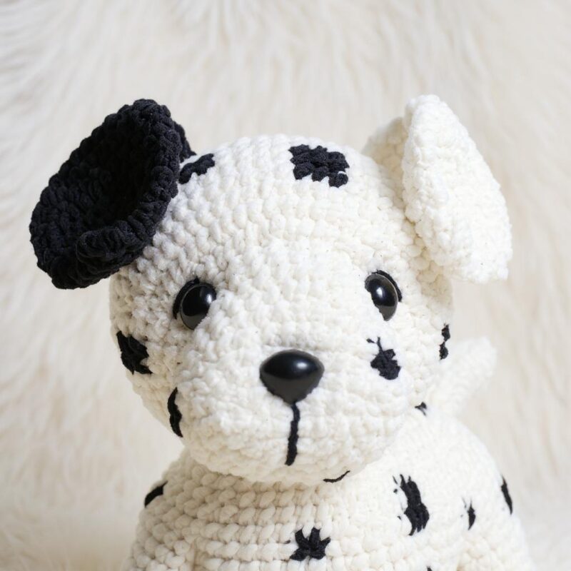 Dalmatian Amigurumi Crochet Pattern - Adorable DIY Stuffed Animal Toy - Instant Download PDF - Image 4