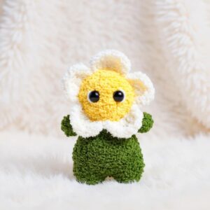 Dawn Blossom Doll Amigurumi Crochet Pattern - Whimsical DIY Stuffed Toy - Instant Download PDF