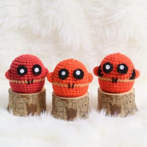 Deadpool Amigurumi Crochet Pattern - Sassy Superhero - DIY Stuffed Doll Toy - Instant Download PDF