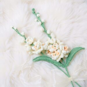 Delphinium Flower Amigurumi Crochet Pattern - Beautiful DIY Floral Decor - Instant Download PDF
