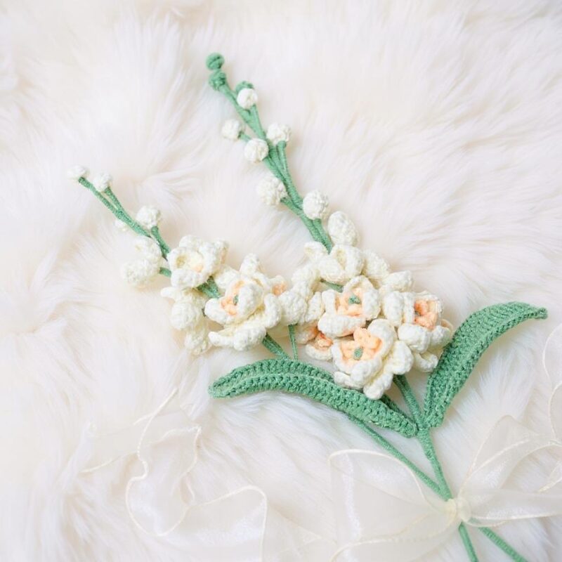 Delphinium Flower Amigurumi Crochet Pattern - Beautiful DIY Floral Decor - Instant Download PDF