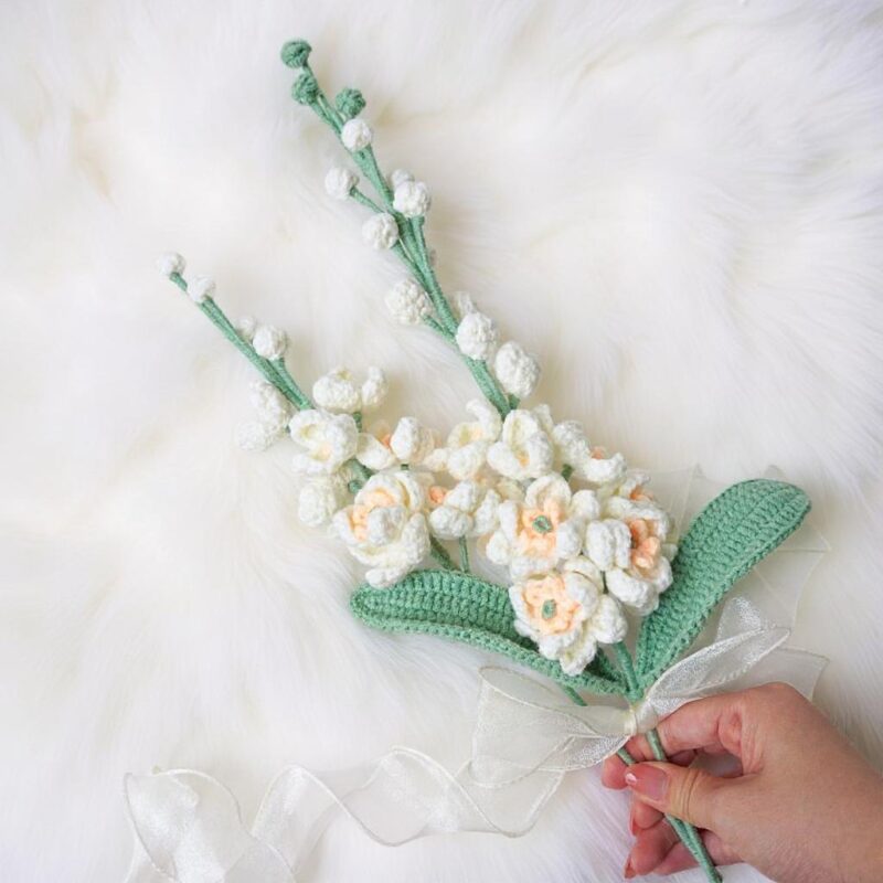 Delphinium Flower Amigurumi Crochet Pattern - Beautiful DIY Floral Decor - Instant Download PDF - Image 2