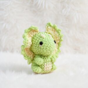 Dilophosaurus Dinosaur Amigurumi Crochet Pattern - Adorable DIY Stuffed Animal - Instant Download PDF